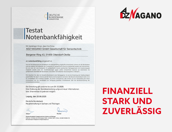 Finanziell stark und zuverlässig